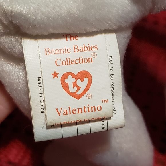 Vintage Beanie Baby 'Valentino' February 14, 1994 - Picture 8 of 8